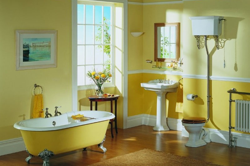 Yellow Bathroom Paint Colors