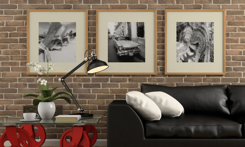 How To Hang A Picture On A Brick Wall