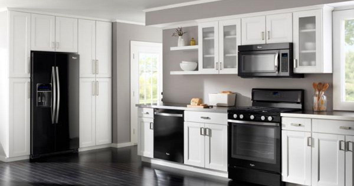 White Cabinets Black Hardware