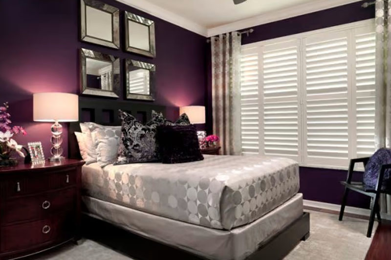 purple bedroom ideas